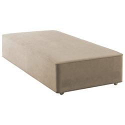 Hypnos Firm Edge Divan Base, Single Fawn